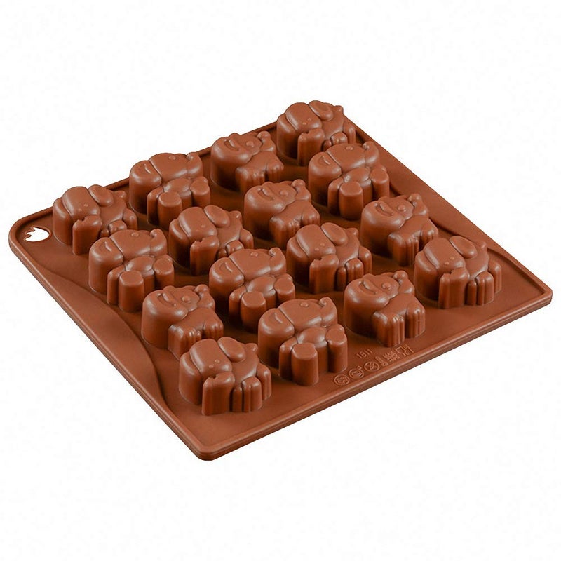 HiParty 2 Pack Elephant Chocolate Candy Molds, Elephant Silicone Keto Fat Bombs Molds Mini Soap Crayon Melt Resin Mould Ice Cube Tray Baby Shower Party Favors Supplies - Image 2